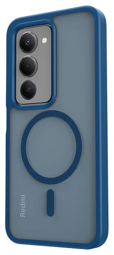 Xiaomi Redmi 15 (4G) Hoesje met MagSafe Back Cover Matte Blauw afbeelding 9