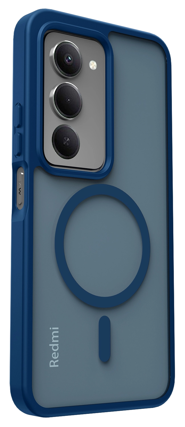 Xiaomi Redmi 15 (4G) Hoesje met MagSafe Back Cover Matte Blauw afbeelding 10