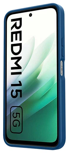Xiaomi Redmi 15 (4G) Hoesje met MagSafe Back Cover Matte Blauw afbeelding 11