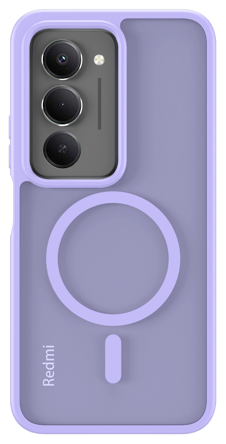 Xiaomi Redmi 15 (4G) Hoesje met MagSafe Back Cover Matte Paars afbeelding 5