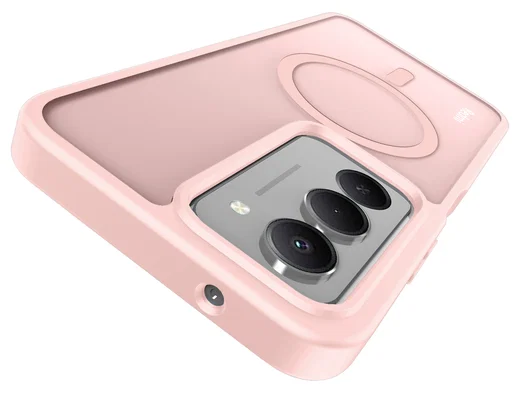 Xiaomi Redmi 15 (4G) Hoesje met MagSafe Back Cover Matte Roze afbeelding 8