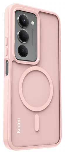 Xiaomi Redmi 15 (4G) Hoesje met MagSafe Back Cover Matte Roze afbeelding 9