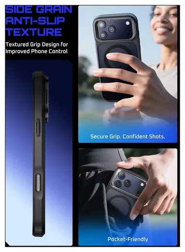 SUPCASE UB Mag iPhone 17 Pro Max Hoesje MagSafe Camera Kickstand Zwart afbeelding 8