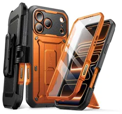 SUPCASE UB Pro Apple iPhone 17 Pro Max Hoesje Full Protect Kickstand Oranje afbeelding