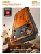 SUPCASE UB Pro Apple iPhone 17 Pro Max Hoesje Full Protect Kickstand Oranje afbeelding 3