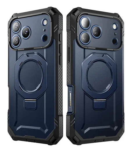 SUPCASE UB Grip Pro Apple iPhone 17 Pro Hoesje Full Protect MagSafe Stand Blauw afbeelding 11