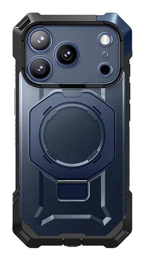 SUPCASE UB Grip Apple iPhone 17 Pro Hoesje MagSafe Kickstand Blauw afbeelding 2