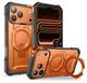 SUPCASE UB Grip Apple iPhone 17 Pro Hoesje MagSafe Kickstand Oranje