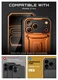 SUPCASE UB Pro Apple iPhone 17 Pro Hoesje Full Protect Kickstand Oranje afbeelding 3