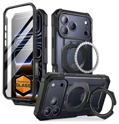 SUPCASE UB Grip Pro Apple iPhone 17 Pro Max Hoesje MagSafe Kickstand Zwart afbeelding