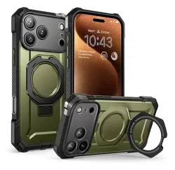 SUPCASE UB Grip Apple iPhone 17 Pro Max Hoesje MagSafe Kickstand Groen afbeelding