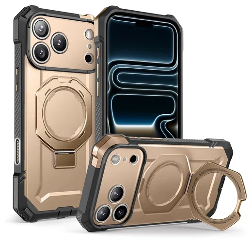 SUPCASE UB Grip Apple iPhone 17 Pro Max Hoesje MagSafe Kickstand Goud afbeelding 1