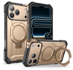 SUPCASE UB Grip Apple iPhone 17 Pro Max Hoesje MagSafe Kickstand Goud afbeelding