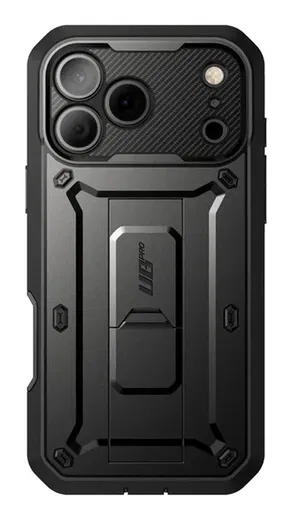 SUPCASE UB Pro Apple iPhone 17 Pro Max Hoesje Full Protect Kickstand Zwart afbeelding 2