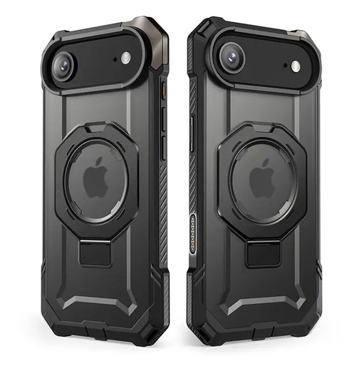 SUPCASE UB Grip iPhone Air Hoesje MagSafe Kickstand Transparant Zwart afbeelding 13