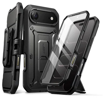 SUPCASE UB Pro iPhone Air Hoesje Full Protect Kickstand Zwart