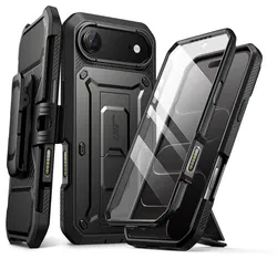 SUPCASE UB Pro iPhone Air Hoesje Full Protect Kickstand Zwart afbeelding
