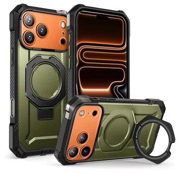 SUPCASE UB Grip Apple iPhone 17 Pro Hoesje MagSafe Kickstand Groen