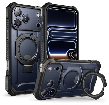 SUPCASE UB Grip Apple iPhone 17 Pro Hoesje MagSafe Kickstand Zwart