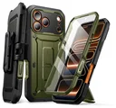 SUPCASE UB Pro Apple iPhone 17 Pro Hoesje Full Protect Kickstand Groen