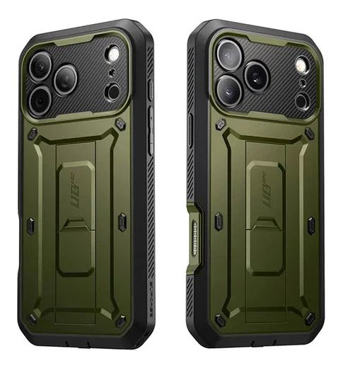 SUPCASE UB Pro Apple iPhone 17 Pro Hoesje Full Protect Kickstand Groen afbeelding 13