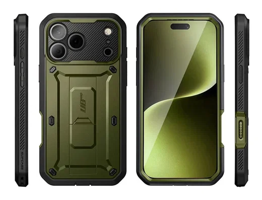 SUPCASE UB Pro Apple iPhone 17 Pro Hoesje Full Protect Kickstand Groen afbeelding 14
