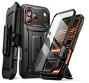 SUPCASE UB Pro Apple iPhone 17 Pro Hoesje Full Protect Kickstand Zwart