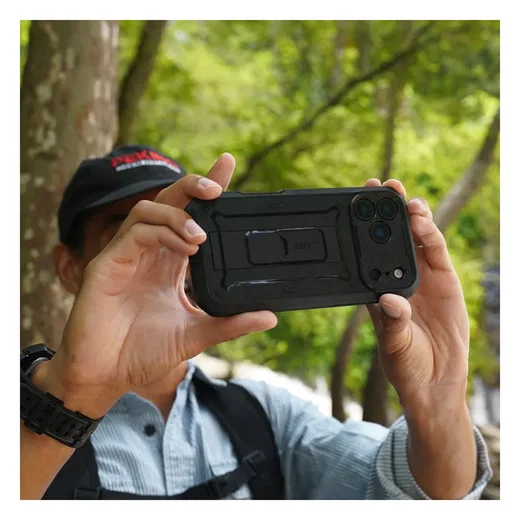 SUPCASE UB Pro Apple iPhone 17 Pro Hoesje Full Protect Kickstand Zwart afbeelding 12