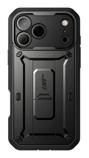 SUPCASE UB Pro Apple iPhone 17 Pro Hoesje Full Protect Kickstand Zwart afbeelding 2