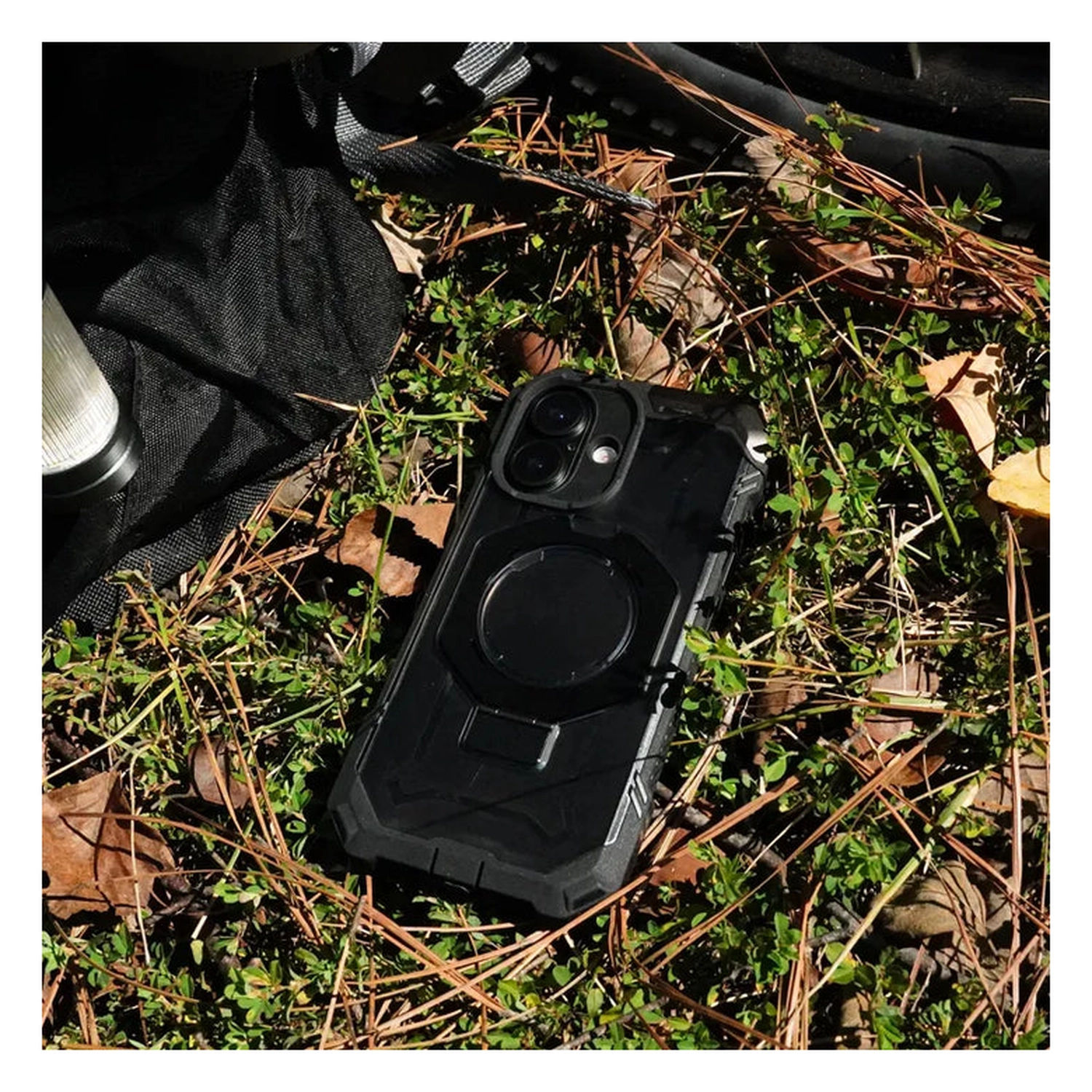 SUPCASE UB Grip Apple iPhone 17 Hoesje MagSafe Kickstand Transparant Zwart afbeelding 11