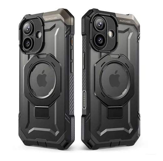 SUPCASE UB Grip Apple iPhone 17 Hoesje MagSafe Kickstand Transparant Zwart afbeelding 12