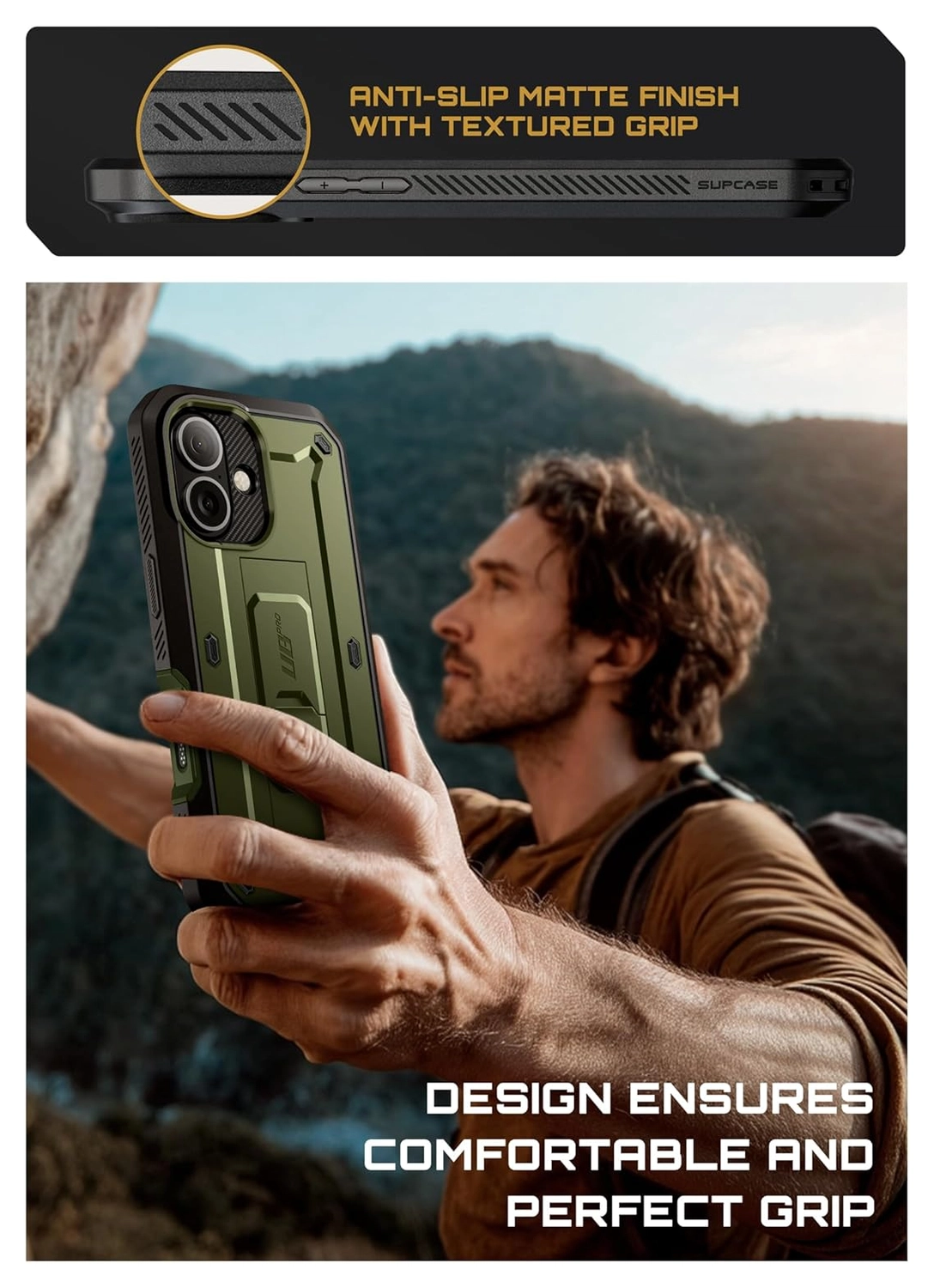 SUPCASE UB Pro Apple iPhone 17 Hoesje Full Protect Kickstand Groen afbeelding 10