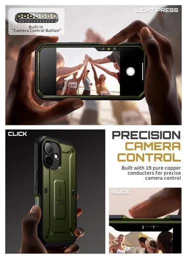 SUPCASE UB Pro Apple iPhone 17 Hoesje Full Protect Kickstand Groen afbeelding 5
