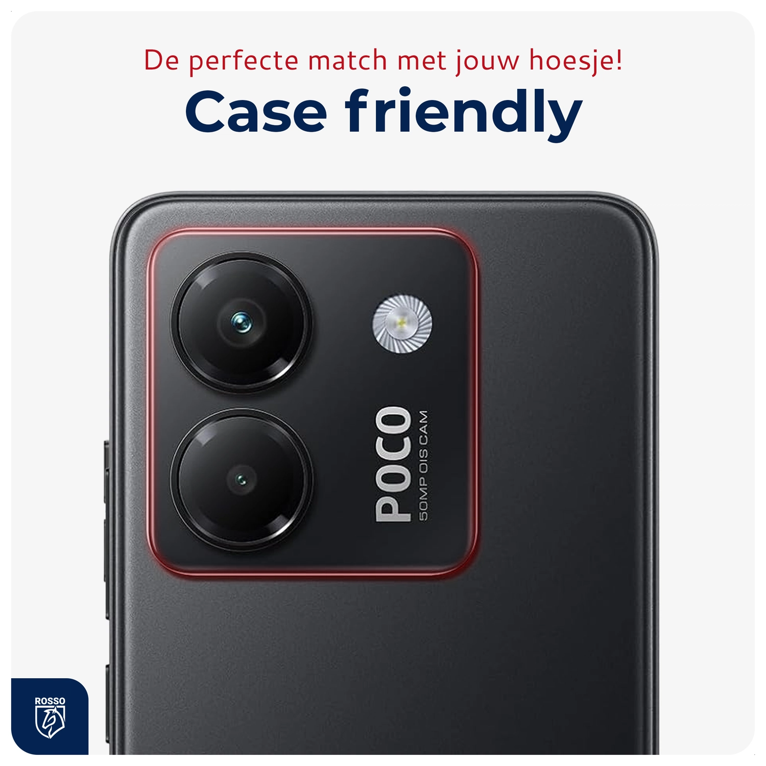 Rosso Xiaomi Poco M7 Pro Camera Lens Protector Transparant afbeelding 4