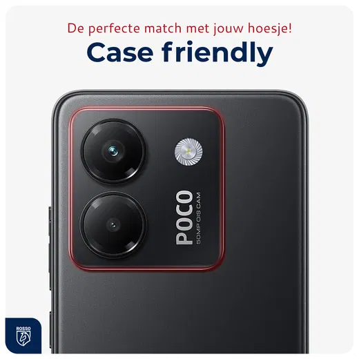 Rosso Xiaomi Poco M7 Pro Camera Lens Protector Transparant afbeelding 4