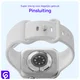 SBG Siliconen - Apple Watch Bandje - 1-11/SE - 38/40/41/42MM - Wit afbeelding 3