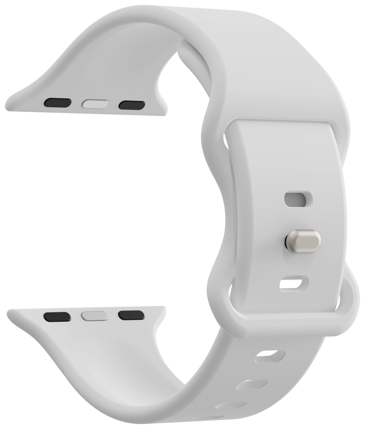 SBG Siliconen - Apple Watch Bandje - 1-11/SE - 38/40/41/42MM - Wit afbeelding 9