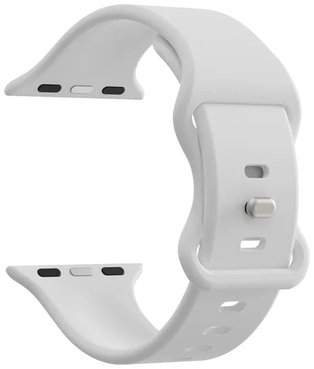 SBG Siliconen - Apple Watch Bandje - 1-11/SE - 38/40/41/42MM - Wit afbeelding 9