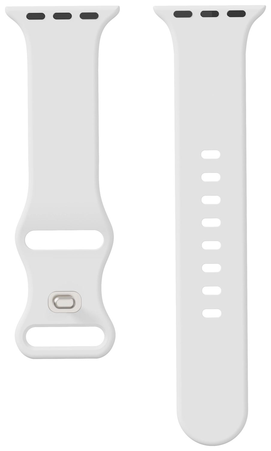 SBG Siliconen - Apple Watch Bandje - 1-11/SE - 38/40/41/42MM - Wit afbeelding 14