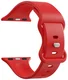 SBG Siliconen - Apple Watch Bandje - 1-11/SE - 38/40/41/42MM - Rood afbeelding 9