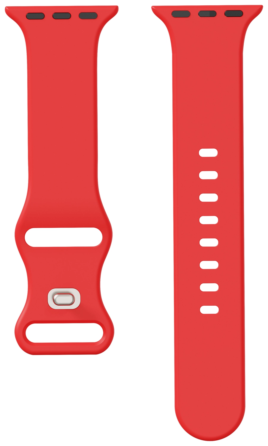 SBG Siliconen - Apple Watch Bandje - 1-11/SE - 38/40/41/42MM - Rood afbeelding 14