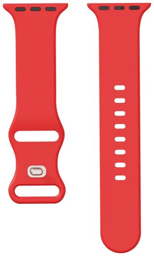 SBG Siliconen - Apple Watch Bandje - 1-11/SE - 38/40/41/42MM - Rood afbeelding 14