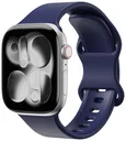 SBG Siliconen - Apple Watch Bandje - 1-11/SE - 38/40/41/42MM - Midnight Blue