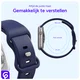 SBG Siliconen - Apple Watch Bandje - 1-11/SE - 38/40/41/42MM - Midnight Blue afbeelding 5