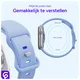 SBG Siliconen - Apple Watch Bandje - 1-11/SE - 38/40/41/42MM - Licht Paars afbeelding 5