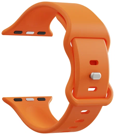 SBG Siliconen - Apple Watch Bandje - 1-11/SE - 38/40/41/42MM - Oranje afbeelding 9