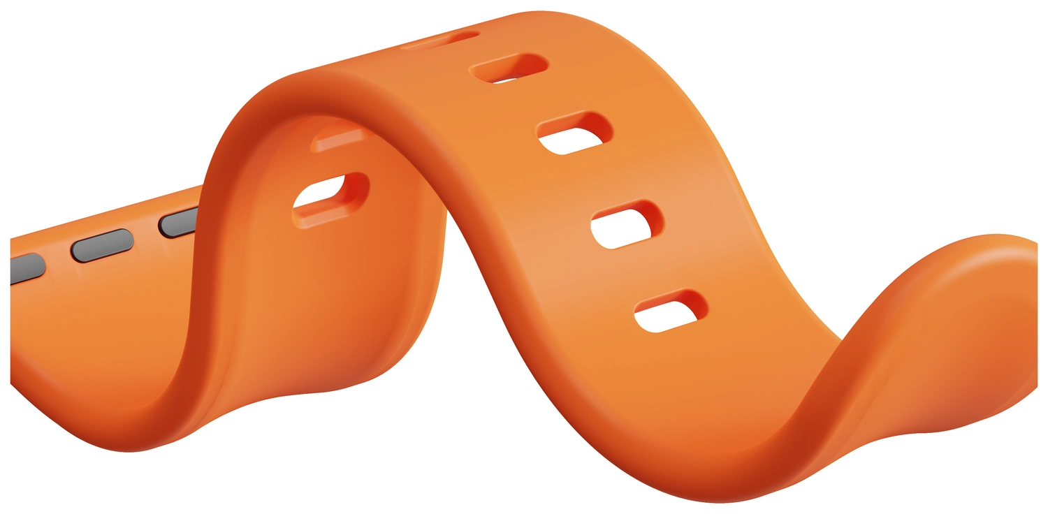 SBG Siliconen - Apple Watch Bandje - 1-11/SE - 38/40/41/42MM - Oranje afbeelding 12