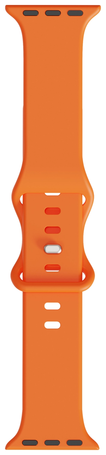 SBG Siliconen - Apple Watch Bandje - 1-11/SE - 38/40/41/42MM - Oranje afbeelding 13
