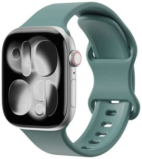 SBG Siliconen - Apple Watch Bandje - 1-11/SE - 38/40/41/42MM - Cactus Groen afbeelding 1