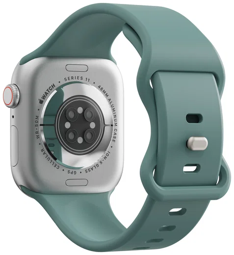 SBG Siliconen - Apple Watch Bandje - 1-11/SE - 38/40/41/42MM - Cactus Groen afbeelding 8